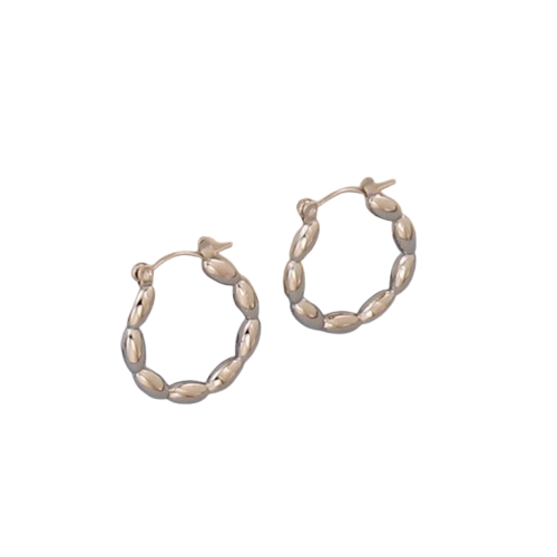 Argolas efeito bago de arroz