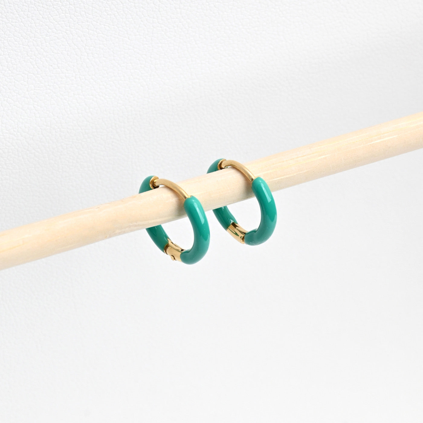 Argolas Aço finas verdes - L&L Aço