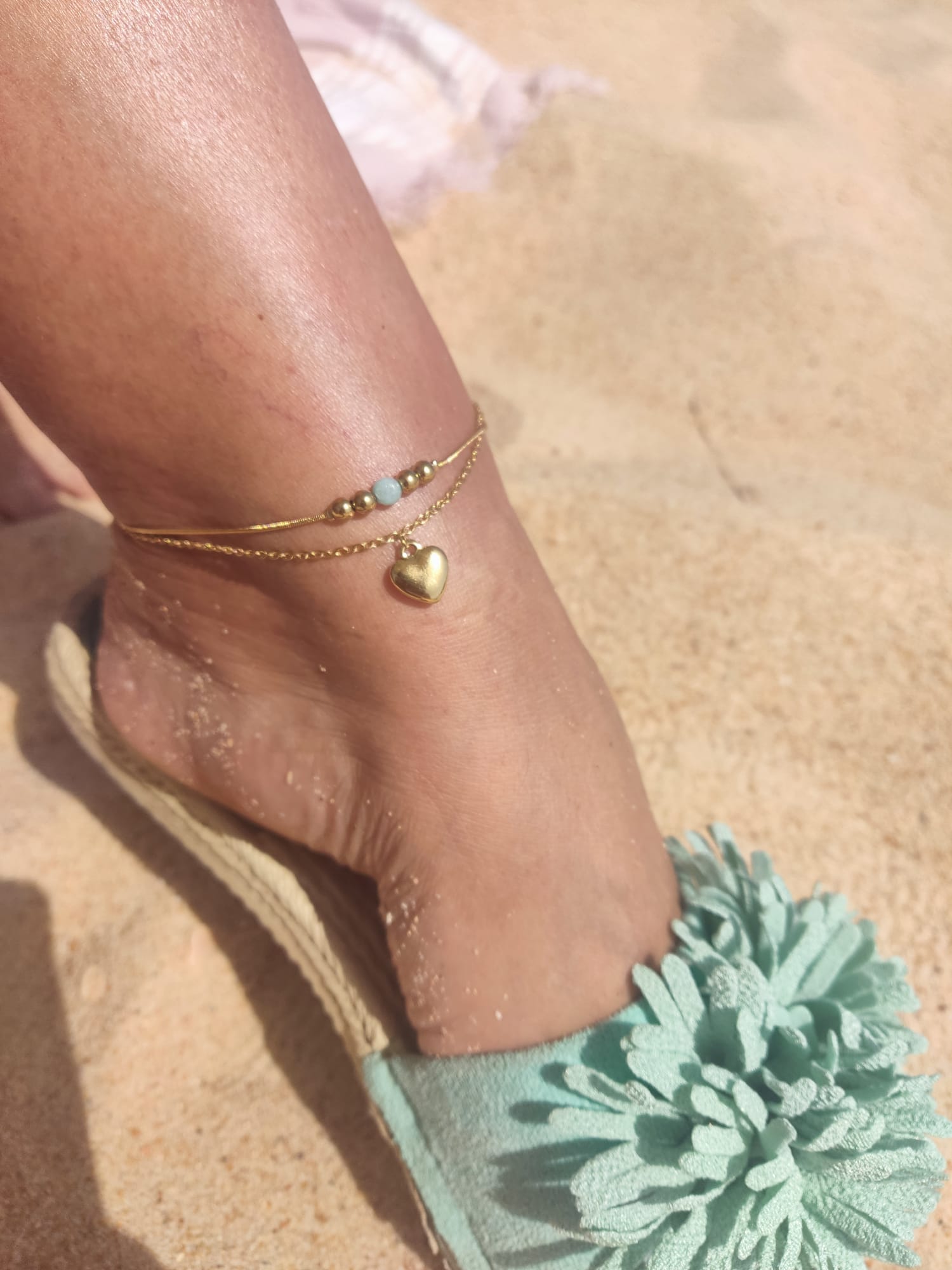 Pulseiras de pé