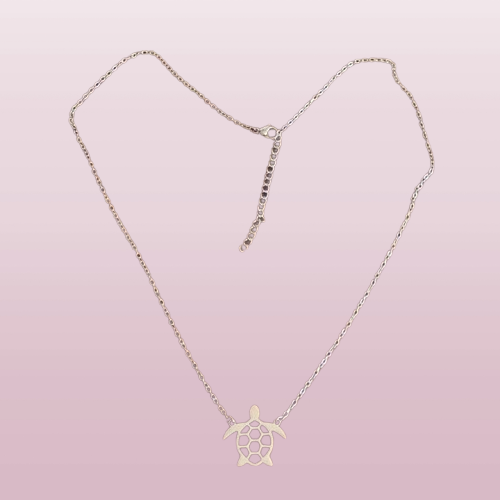 Colar em Aço design tartaruga